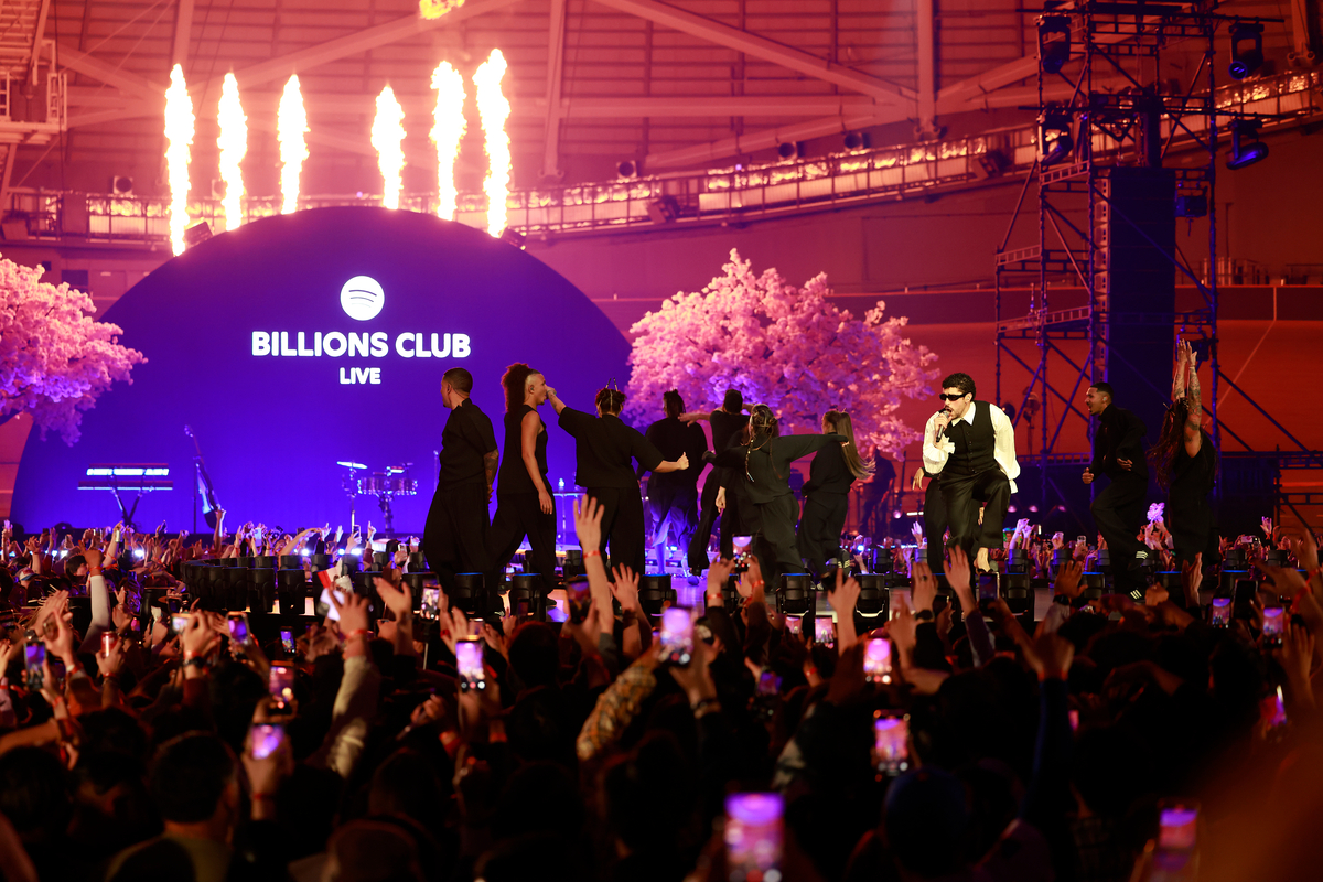 『Spotify Presents Billions Club Live with Bad Bunny』（画像＝Getty Images for Spotify）