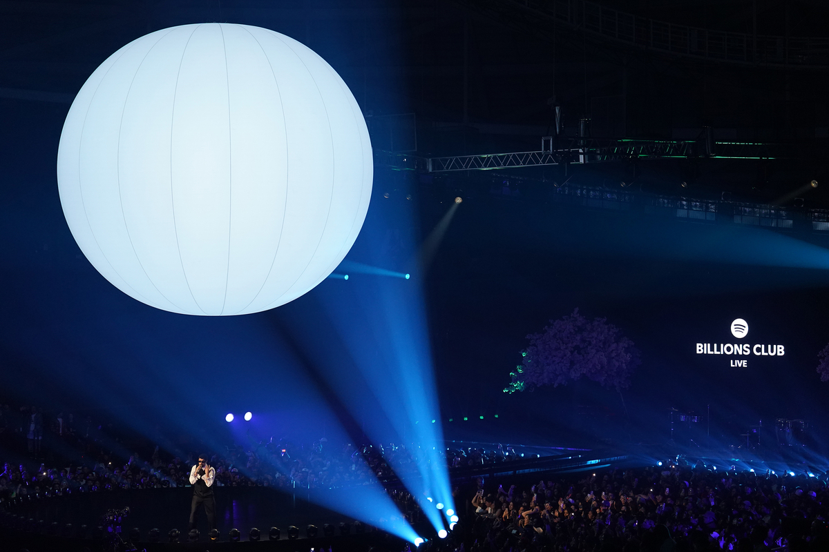 『Spotify Presents Billions Club Live with Bad Bunny』（画像＝Getty Images for Spotify）