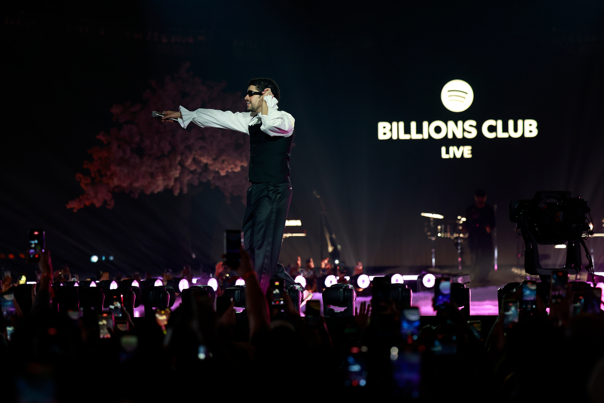 『Spotify Presents Billions Club Live with Bad Bunny』（画像＝Getty Images for Spotify）