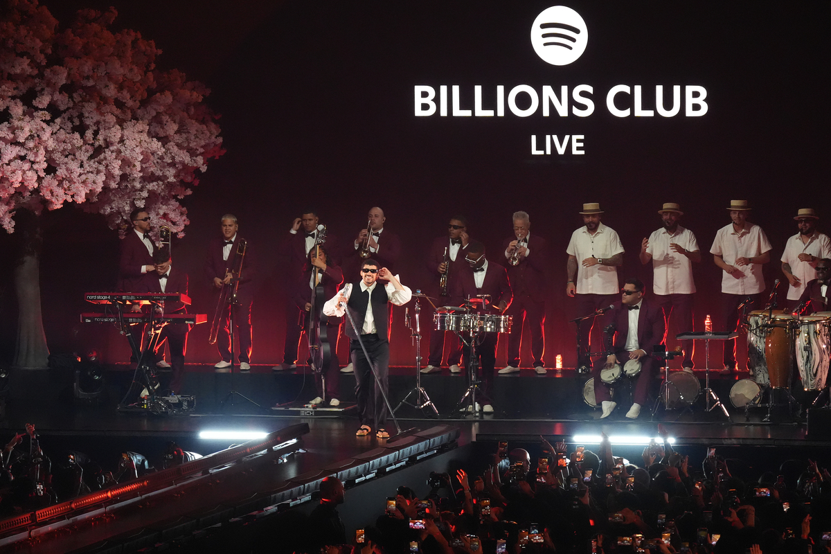 『Spotify Presents Billions Club Live with Bad Bunny』（画像＝Getty Images for Spotify）