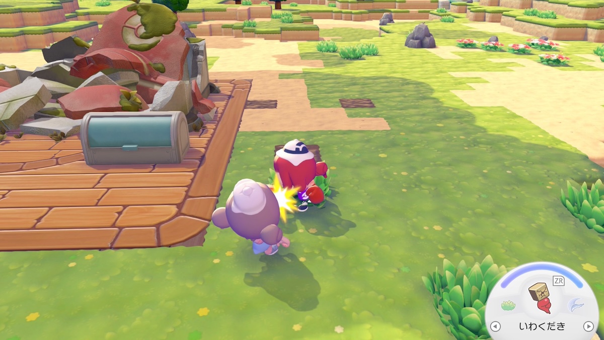 『ぽこ あ ポケモン』のプレイ画面