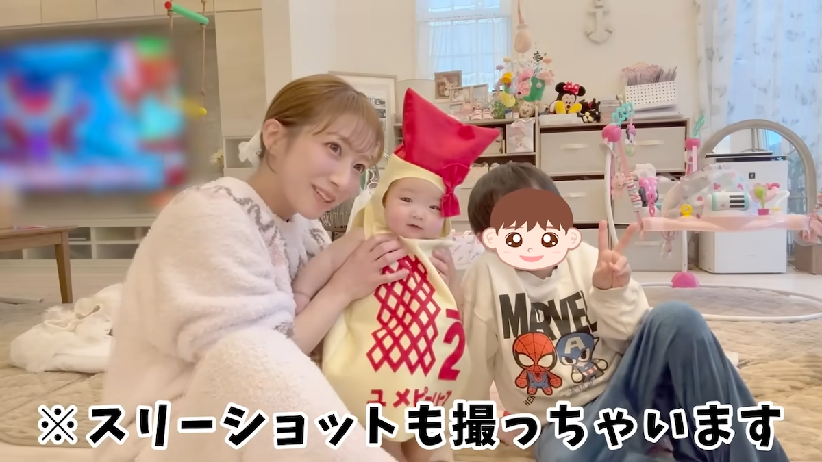 辻希美 YouTube 写真