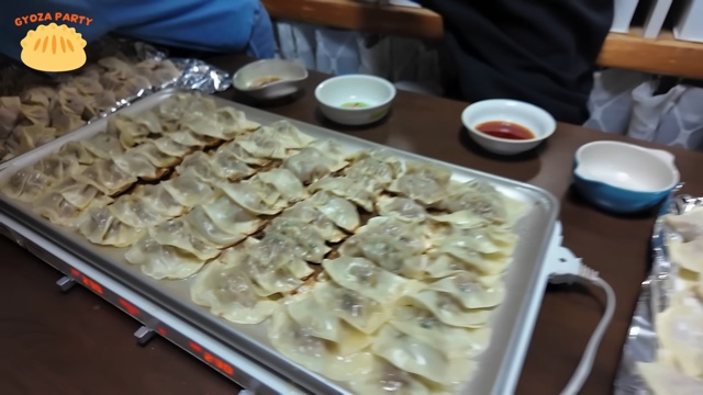 うるしやま家の夕食の様子