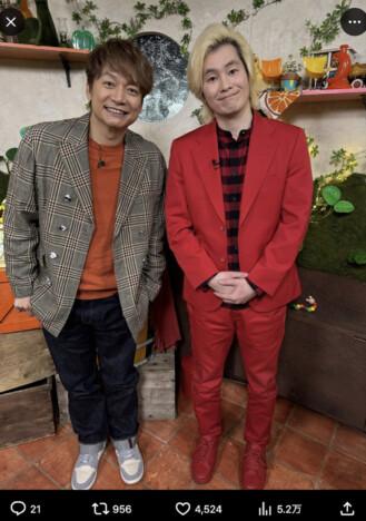 香取慎吾、“テレビの挑戦”を引き受けるスターの器 くるま、小峠英二、カズレーザー……予定不調和の面白さ