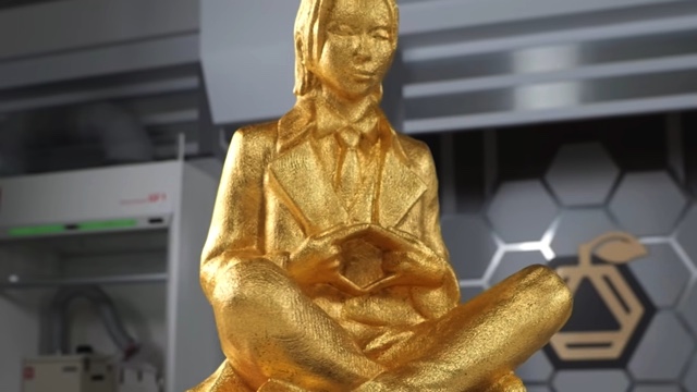 GENKI LABOが水銀に金を混ぜる様子