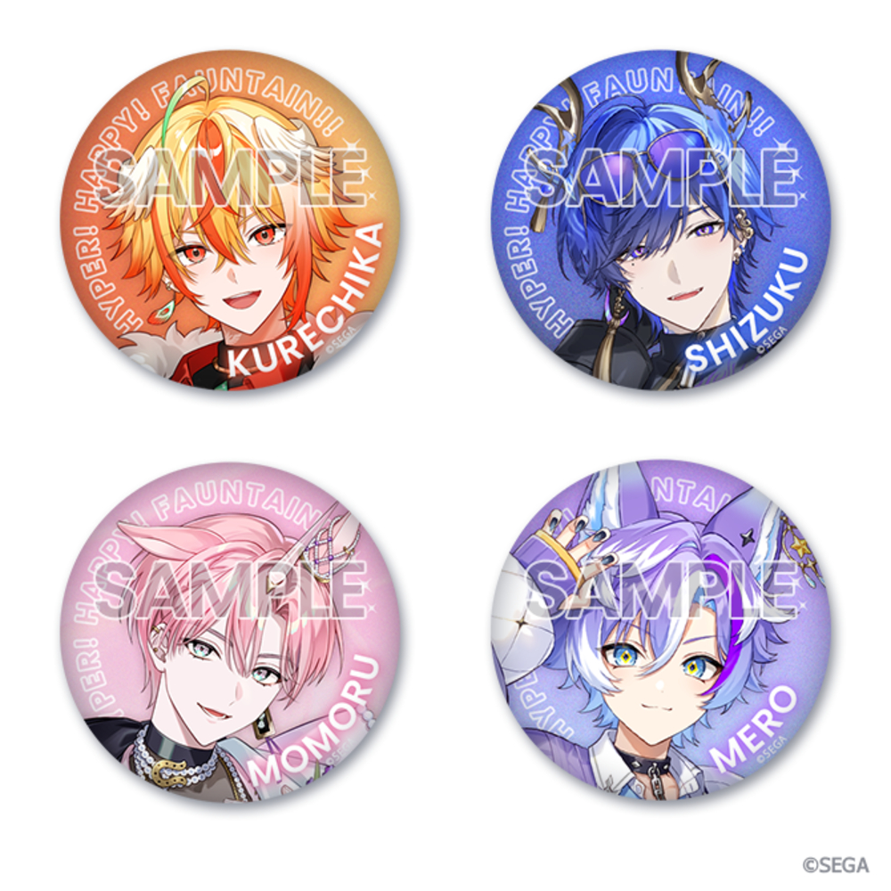 Welcome to はいはぴ!!缶バッジ(C)SEGA