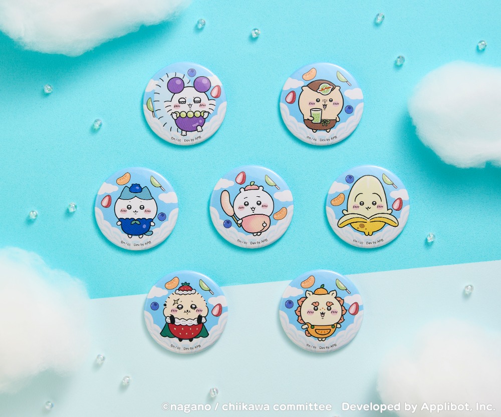 フルーツなトレーディング缶バッジ