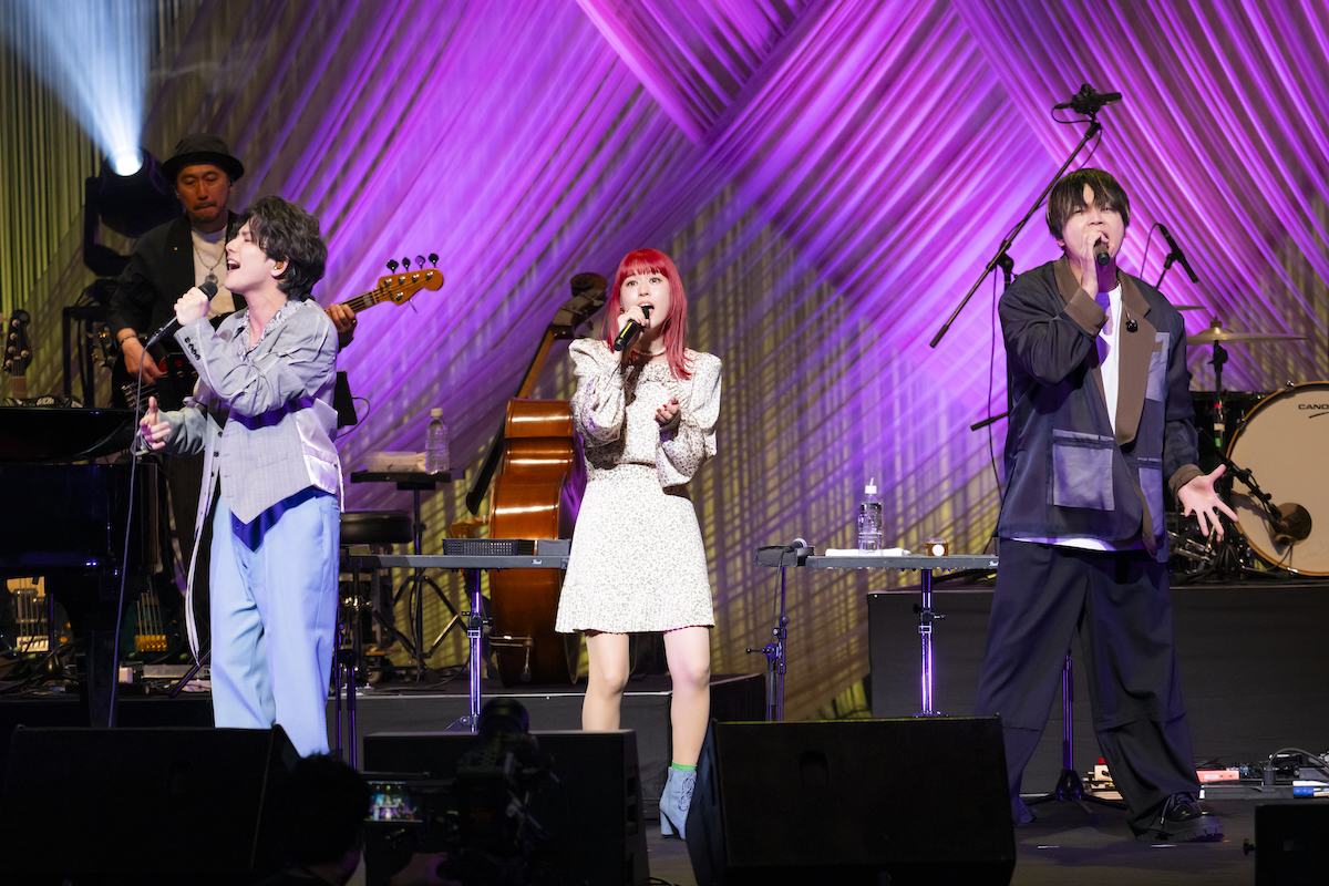 『ジブリをうたう その2』ライブ写真 Penthouse 浪岡真太郎（Vo/Gt）・大島真帆（Vo）・増田貴久