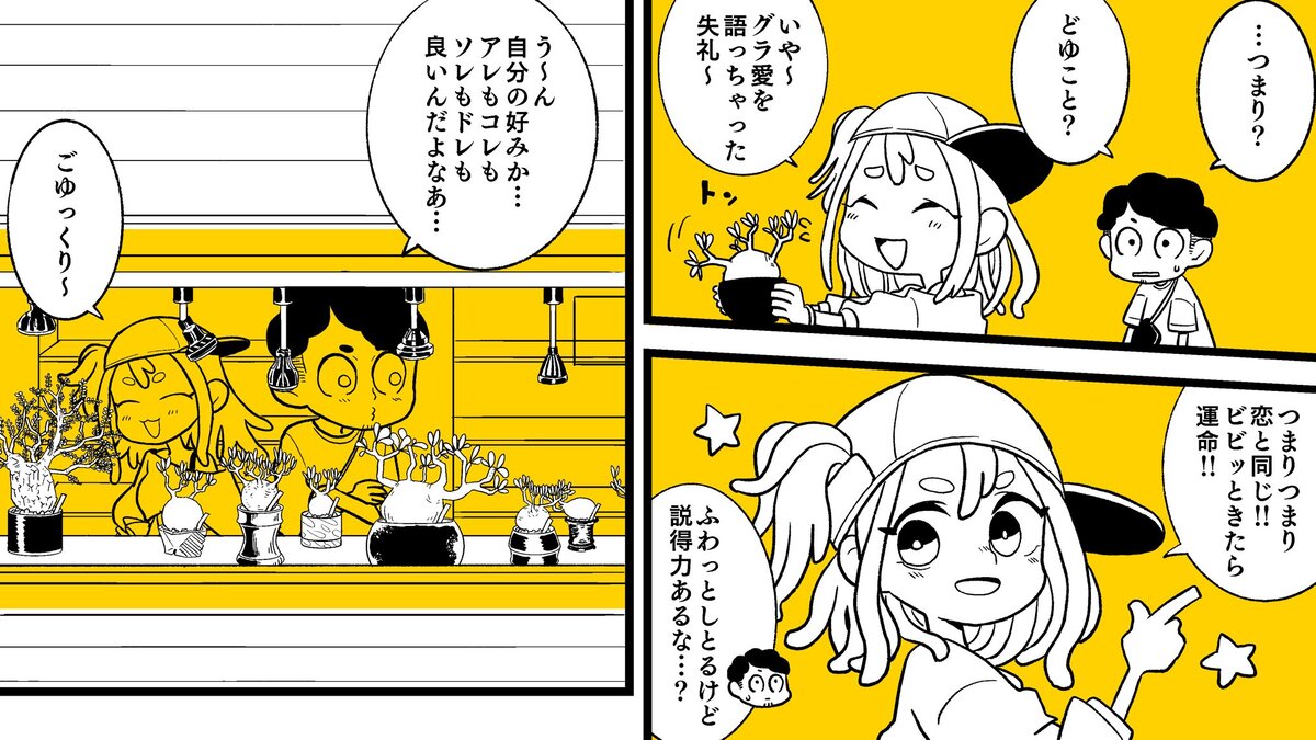 【漫画】多肉植物の次に流行るのは？の画像