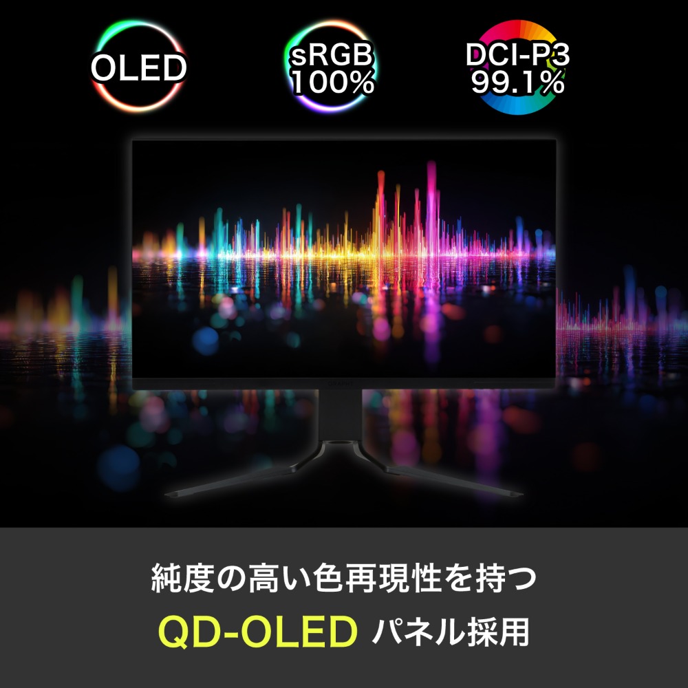 QD-OLED パネルを採用