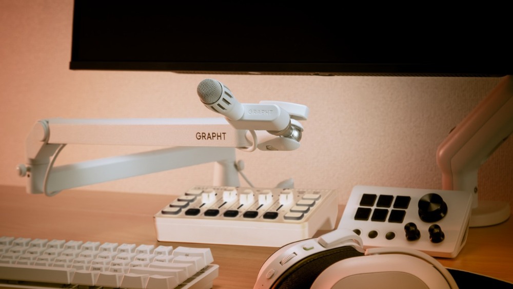 『GRAPHT Compact-Mic XLR Streamer Edition』取り付けイメージ