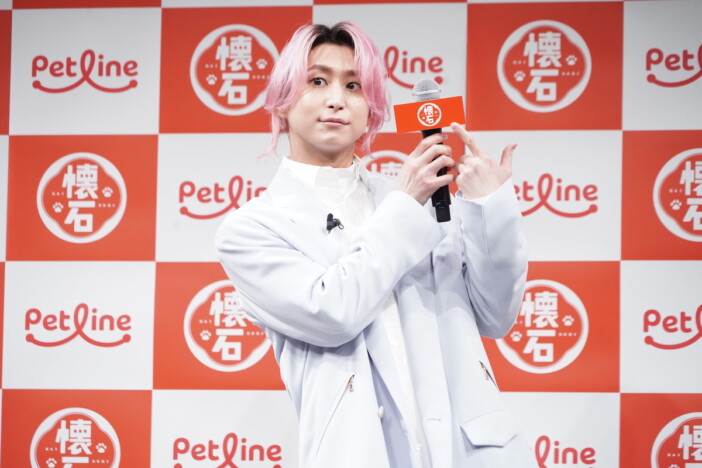 佐久間大介、柴犬にも紳士に対応