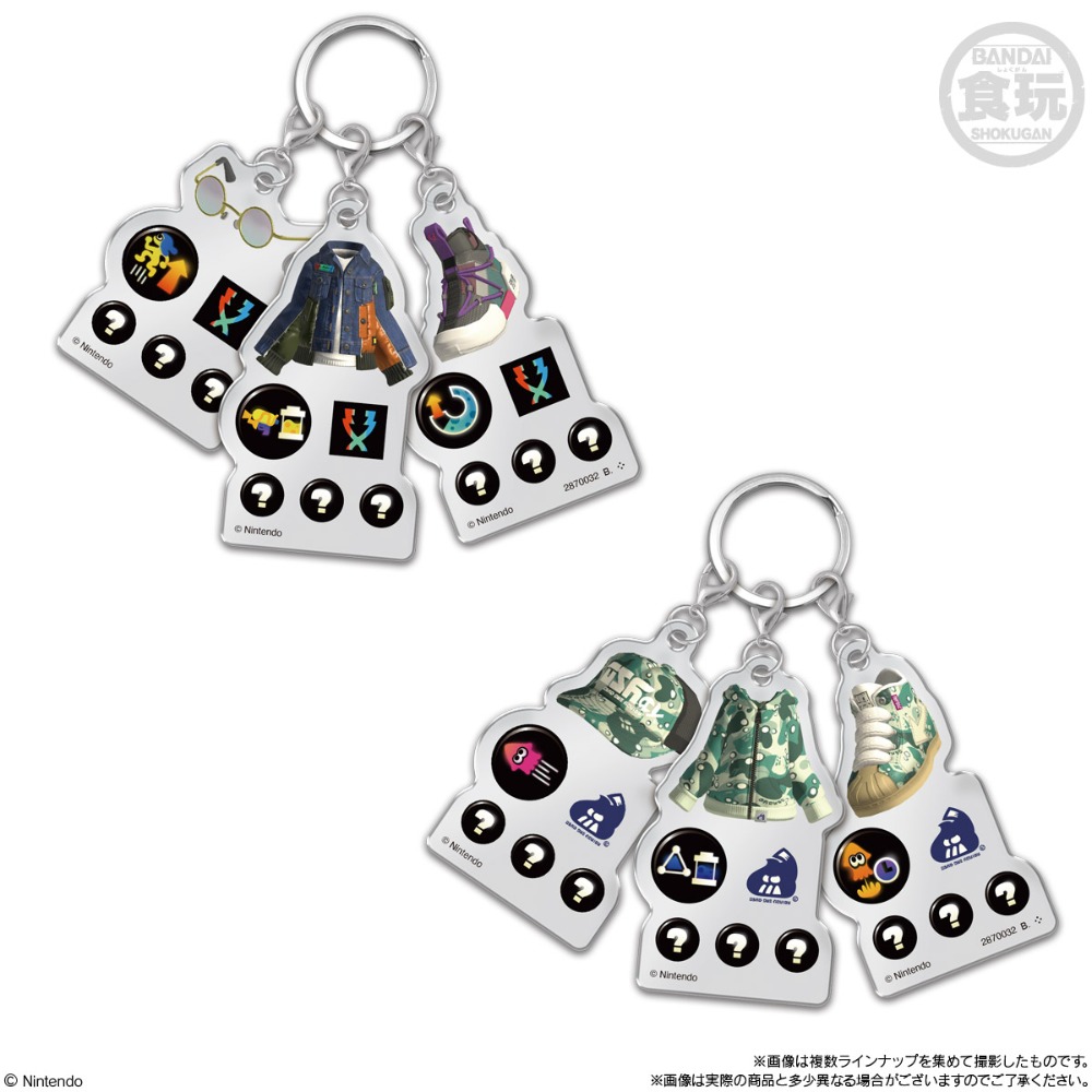 スプラトゥーン3 ギア3連チャーム　ラインナップ