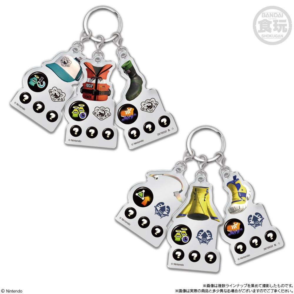 スプラトゥーン3 ギア3連チャーム　ラインナップ