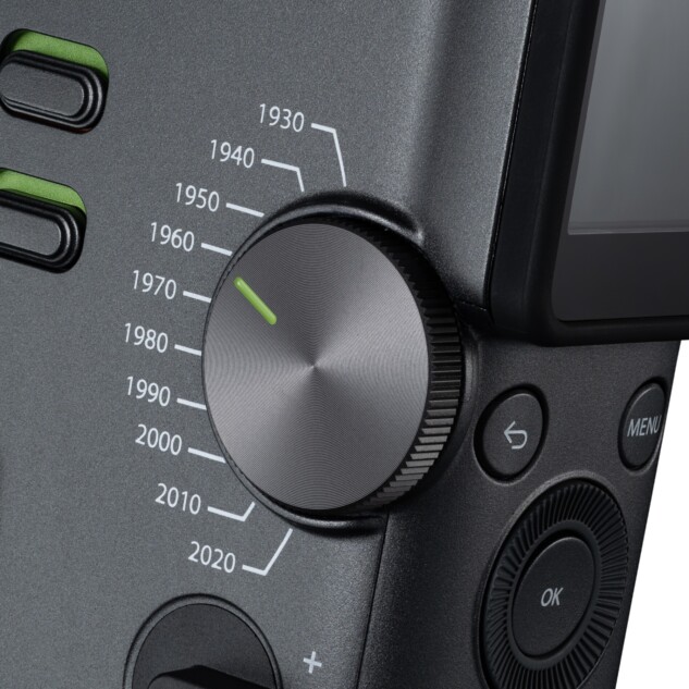 「ジダイヤル」操作ダイヤル