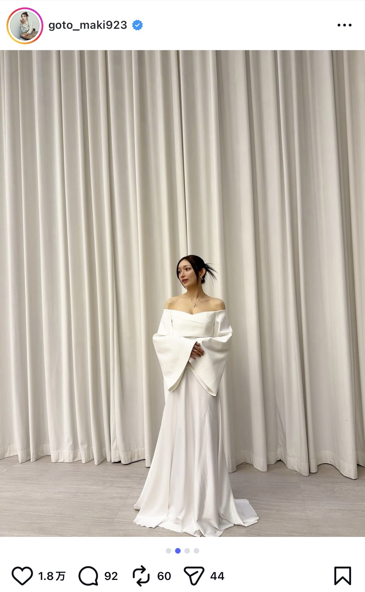 後藤真希 Instagram 写真