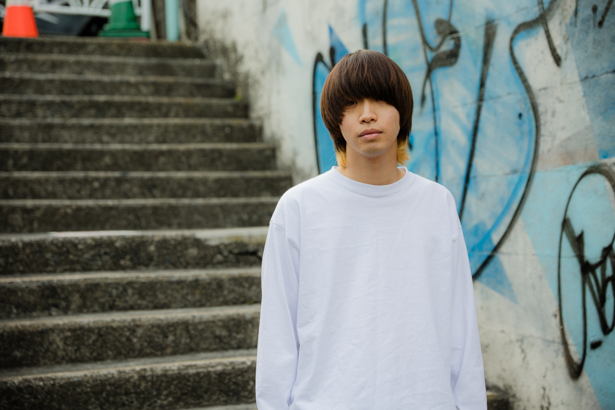 Blue Mash 優斗(Gt/Vo)撮り下ろし写真