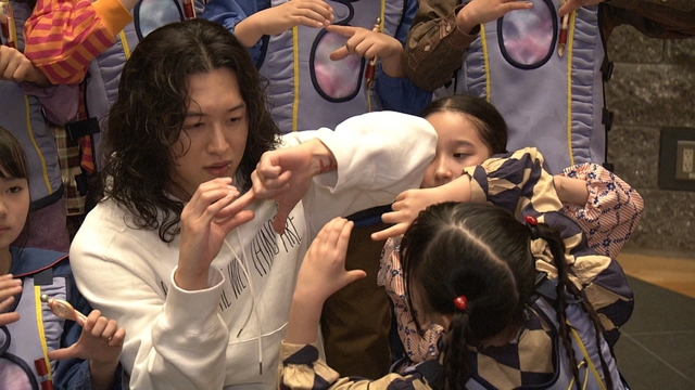 『天才てれびくんgrow』「リンガ・フランカ」レコーディング風景