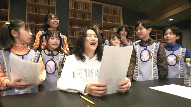 『天才てれびくんgrow』「リンガ・フランカ」レコーディング風景