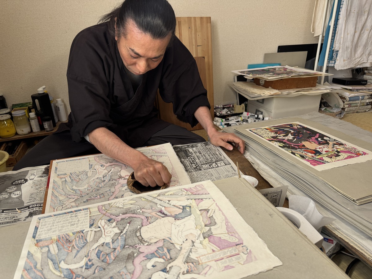 劇場版『チェンソーマン レゼ篇』が浮世絵にの画像