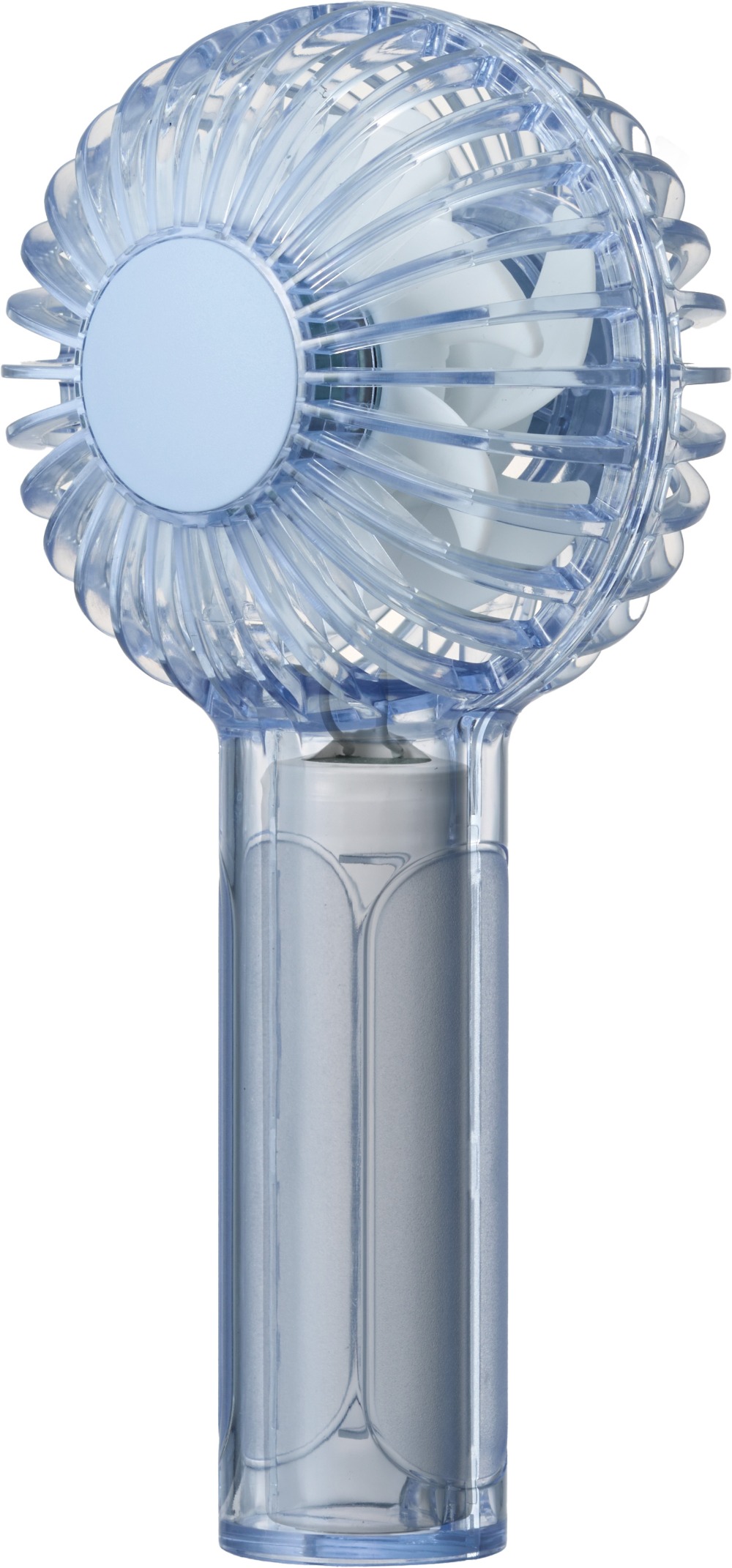 『ツインブレード クリアハンディファン+(プラス)』ブルー