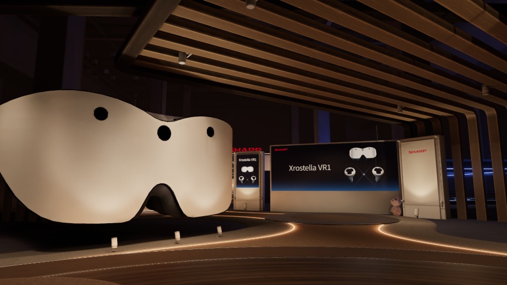 シャープのVR機器クラファン開始の画像