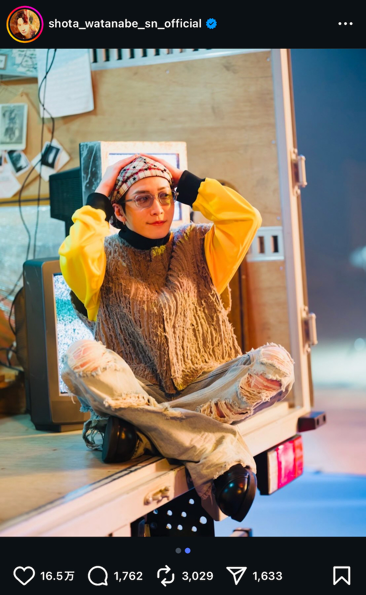 渡辺翔太 公式Instagram