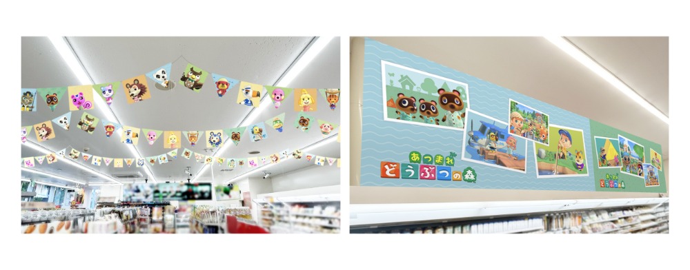 ラッピング店舗　店内装飾