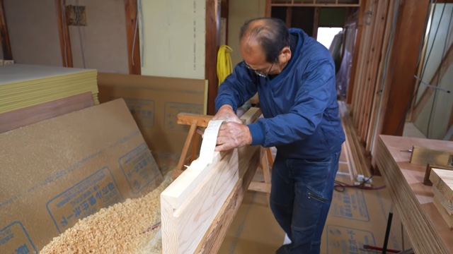 大工の正やんが手がけた階段