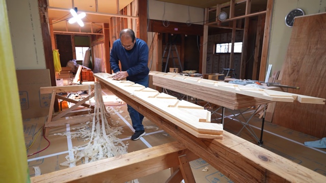 大工の正やんが手がけた階段