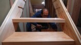 大工の正やんが手がけた階段