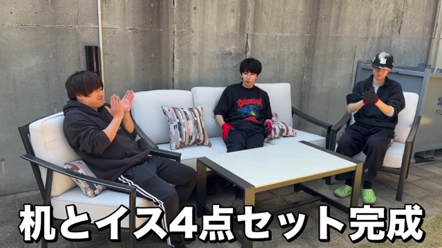 ヴィラ風にリフォームしたはじめしゃちょーの自宅の庭