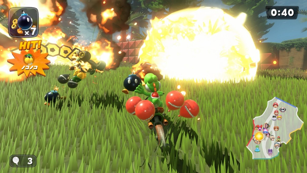 「ドッカン！ボムへい」スクリーンショット