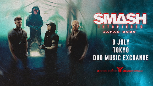 Smash Into Pieces 来日公演告知画像