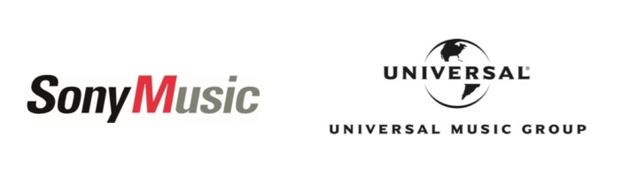 ソニーミュージック＆ユニバーサル ミュージック　ロゴ