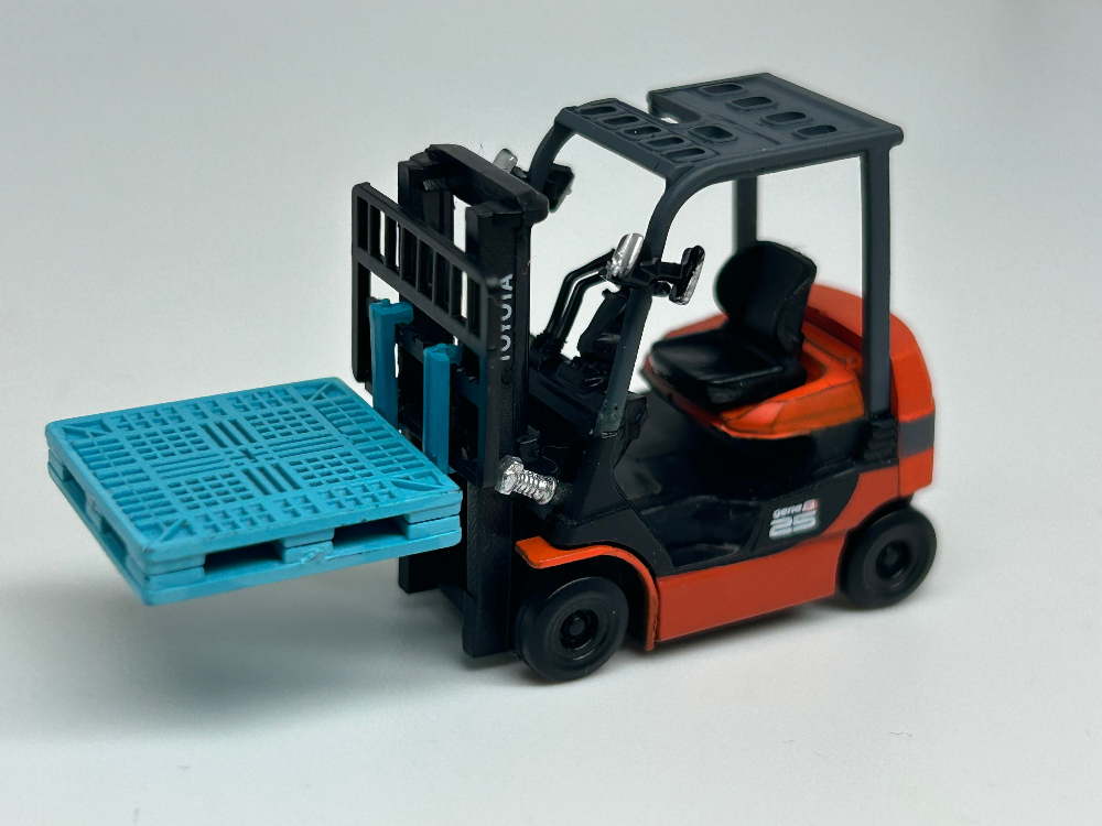 『1/64 TOYOTA L&F geneB 電動フォークリフトコレクション』geneB