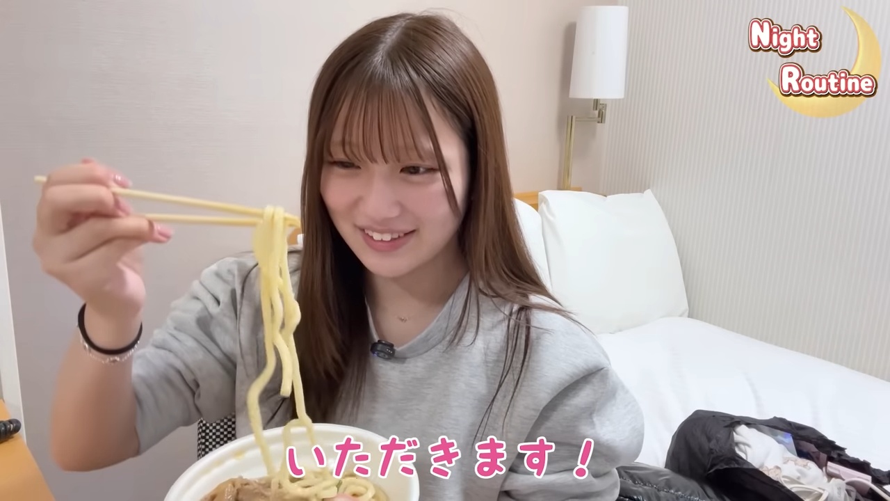 希空、ホテルでのナイトルーティンを公開の画像