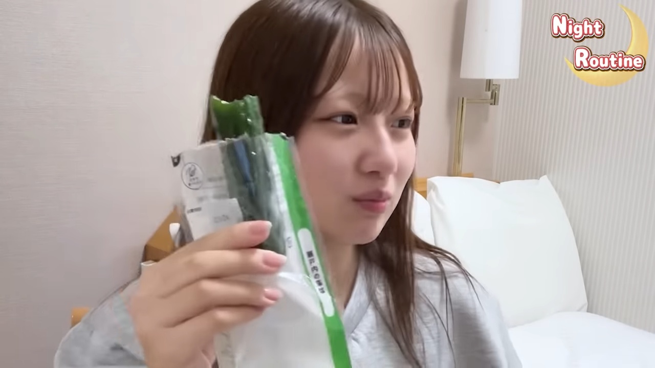 希空、ホテルでのナイトルーティンを公開の画像