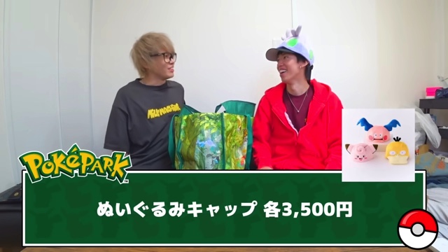 スカイピースが紹介した『ポケパーク カントー』のグッズ