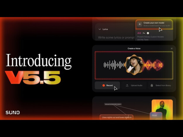 Suno、AI生成楽曲に自身の歌声を録音→反映させる「Voices」追加　人間との共創がより鮮明に？