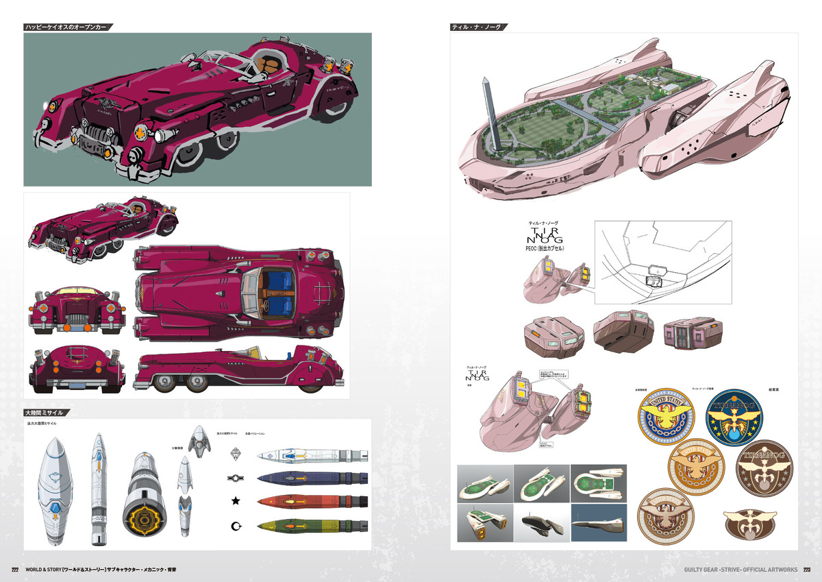 『GUILTY GEAR -STRIVE-』公式設定資料集の画像