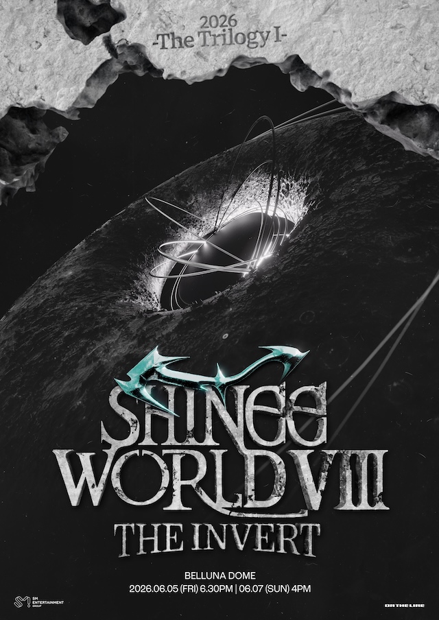 『- The Trilogy I - 2026 SHINee WORLD VIII : [THE INVERT]』ポスタービジュアル