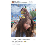 TWICE SANA、ディズニーを満喫の画像