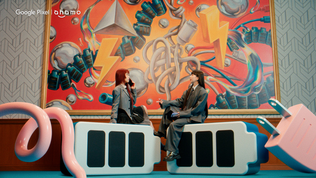 Google Pixel 10a「アイナ×Cocomi 充電あるある」篇 30秒より⑥