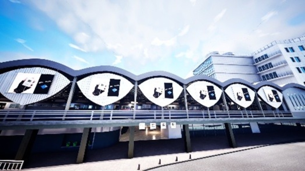 旧・東横線渋谷駅 過去渋谷マップの画面(製作中)