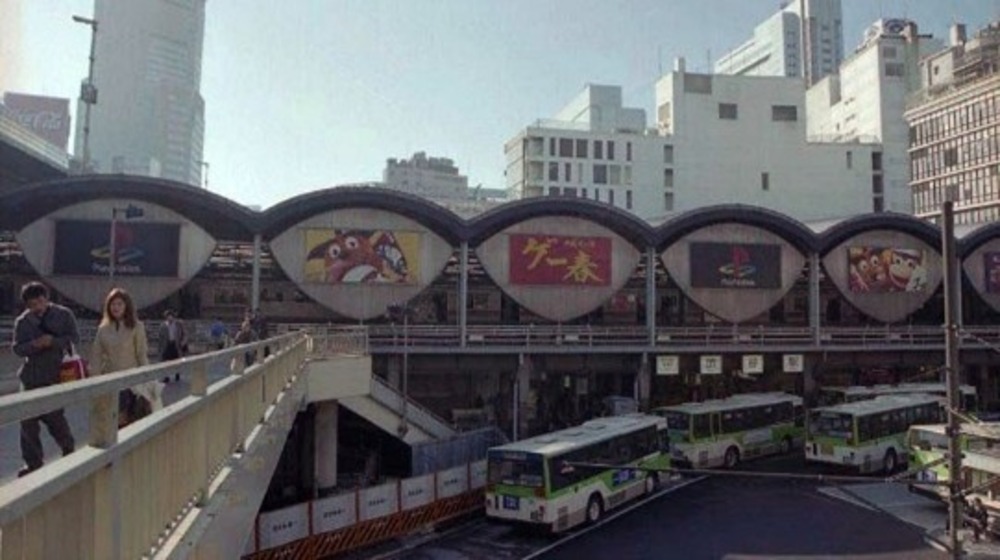 旧・東横線渋谷駅 実物の写真(2000年撮影)