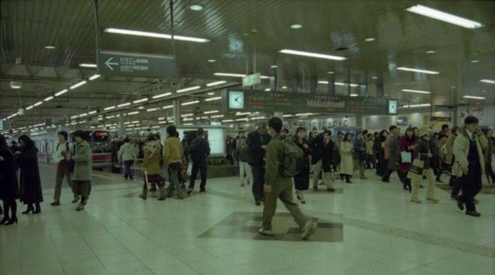 旧・東横線渋谷駅 実物の写真(2000年撮影)