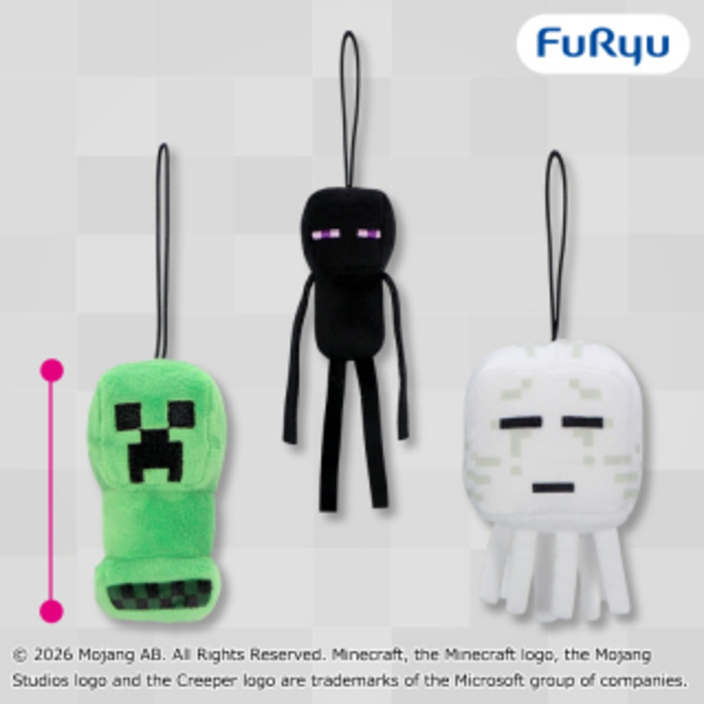 マスコット:クリーパー: エンダーマン:ガスト