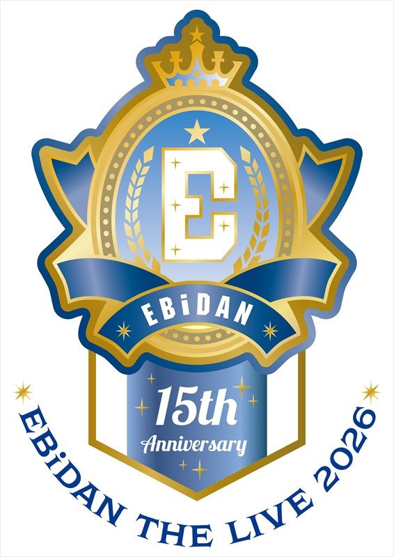 『EBiDAN THE LIVE 2026 15th Anniversary』ロゴ