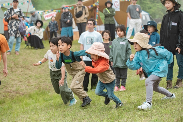 『FUJI & SUN キッズトレラン ⼈⼒杯』イメージ